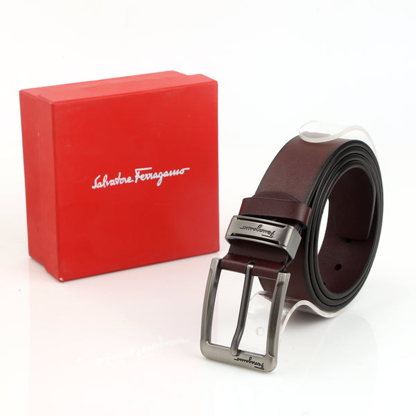 FERRAGAMO gents Leather Belt (310) - The Elegant Store