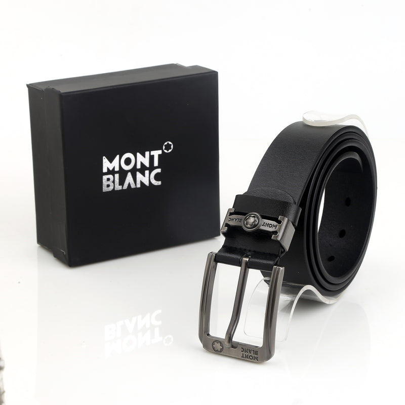 MONT BLANC gents Leather Belt (317) - The Elegant Store