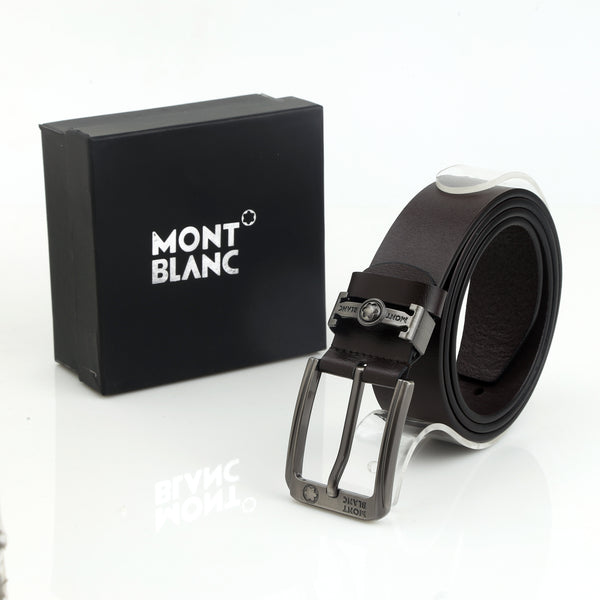 MONT BLANC gents Leather Belt (318) - The Elegant Store