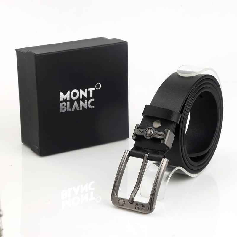 MONT BLANC gents Leather Belt (320) - The Elegant Store