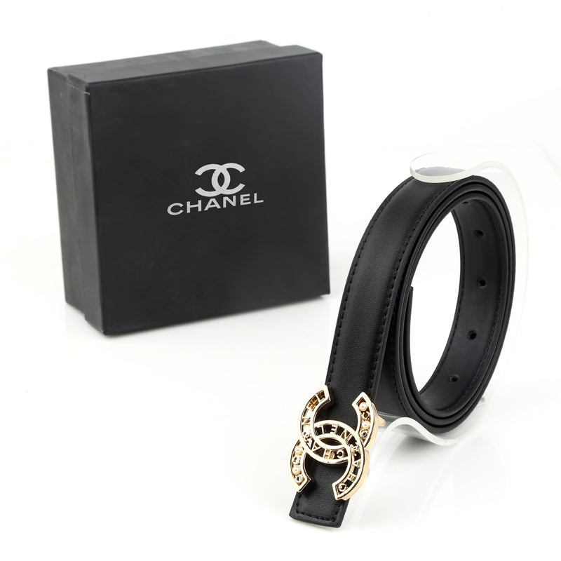 Chanel Ladies Leather Belt (140) - The Elegant Store