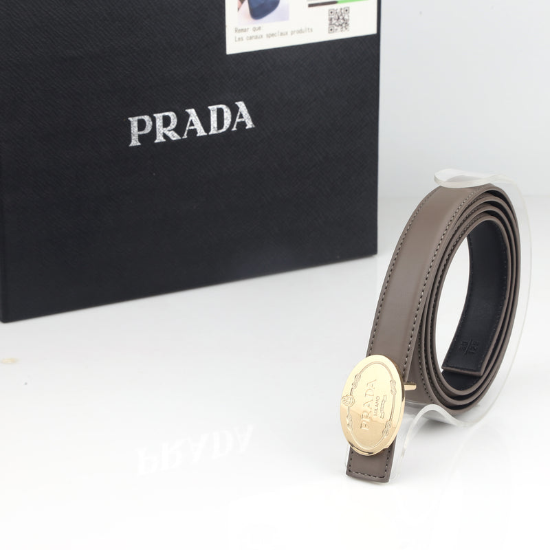 Prada Ladies Leather Belt (189) - The Elegant Store