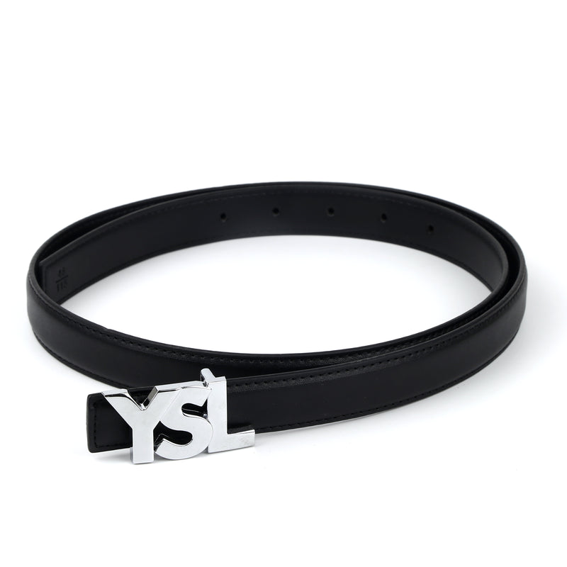 YSL Ladies Leather Belt (237) - The Elegant Store