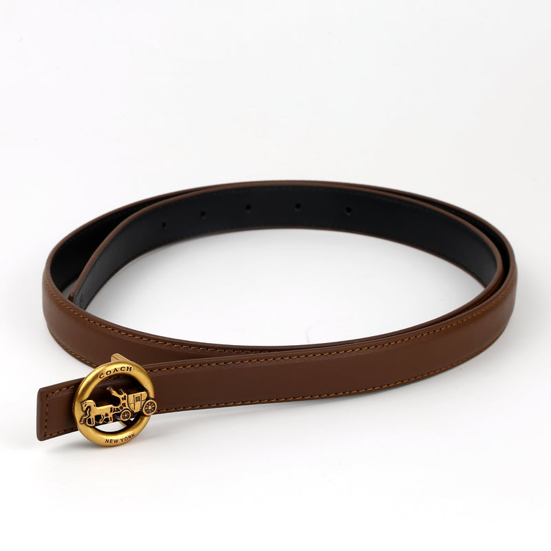 Coach Ladies Leather Belt (182) - The Elegant Store