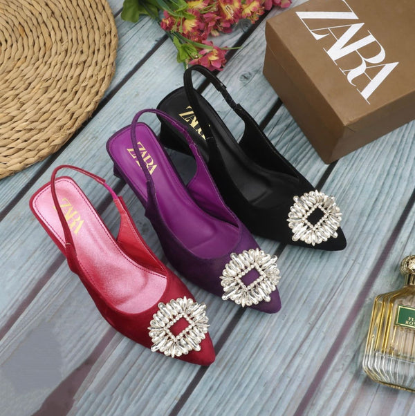 Zara Triangle Heel - The Elegant Store