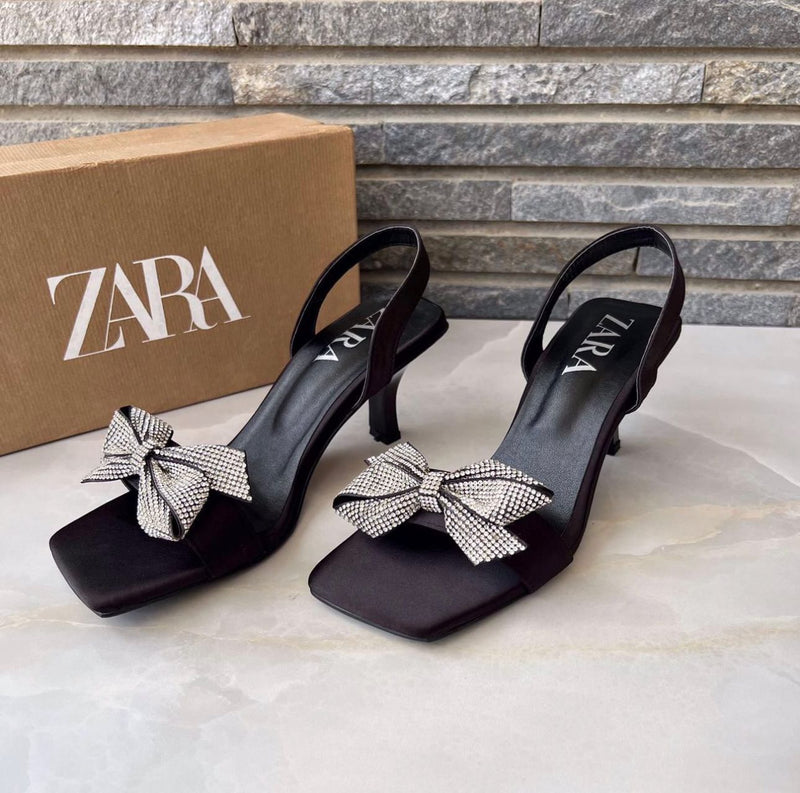Zara Heel With Bow - The Elegant Store