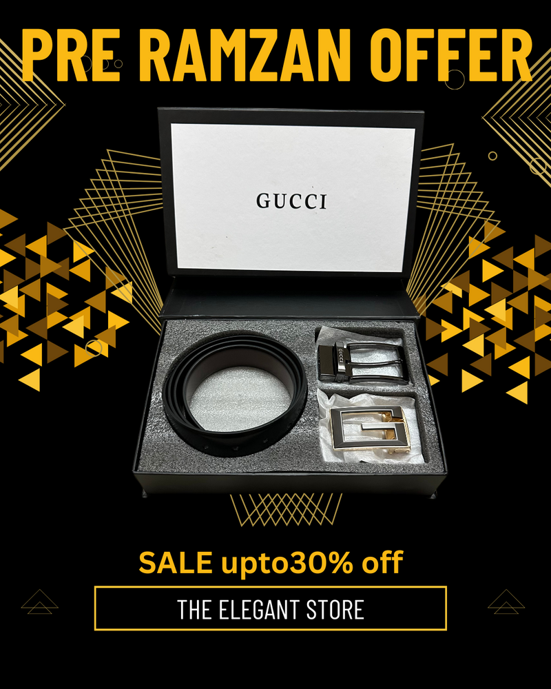 Gucci Leather Belt For Men Article#1 - The Elegant Store