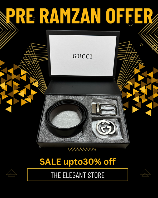 Gucci Leather Belt For Men Article#2 - The Elegant Store