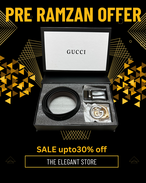 Gucci Leather Belt For Men Article#3 - The Elegant Store