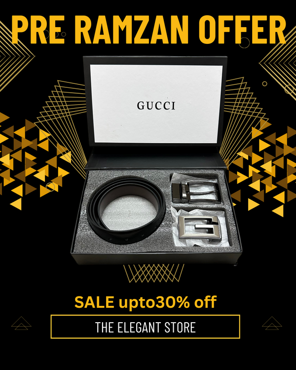Gucci Leather Belt For Men Article#6 - The Elegant Store